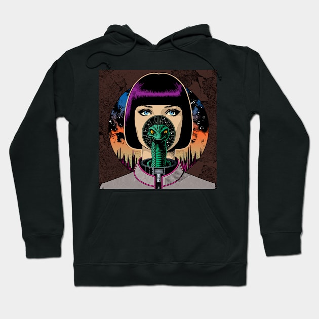 Serpentine Encounters Hoodie by SunGraphicsLab